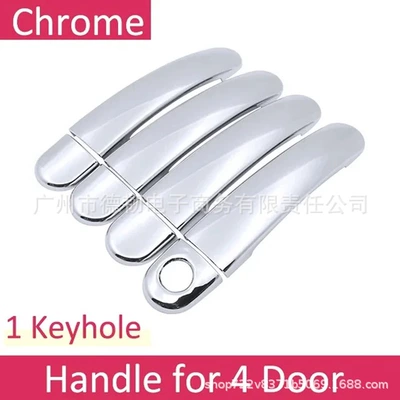 For Golf 4 MK4/Rabbit A4 1J 1997-2006 chrome-plated handle sticker door handle decoration (Portal Wrist) - single-hole-handle