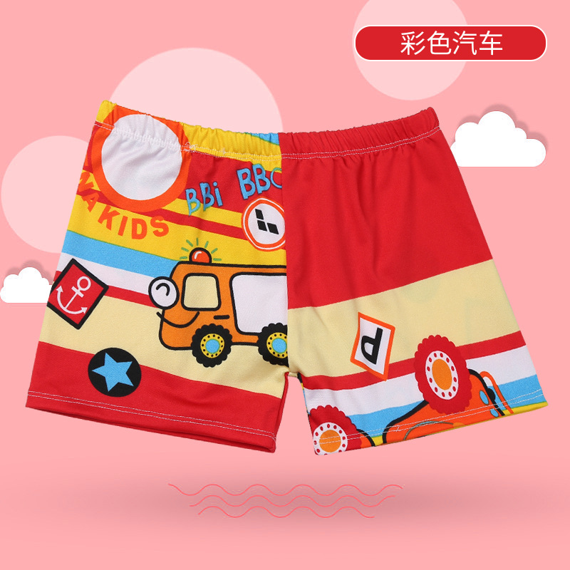 Bañadores de natación para niños moda dibujos animados impresos troncos de natación para niños playa para niños de secado rápido transpirable Boxer pantalones cortos de natación al por mayor