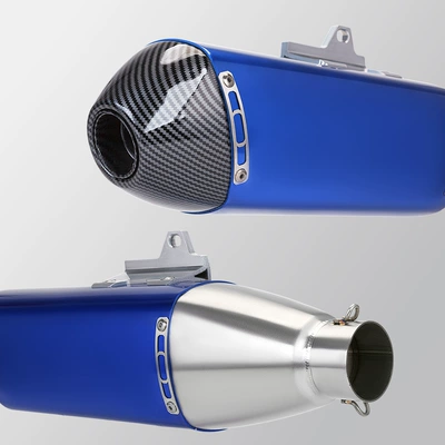 Motorcycle exhaust pipe – non-destructive installation