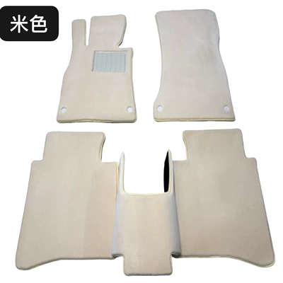 Wool Floor Mats Carpet-Style, Modelə uyğun ayaqaltı - beige