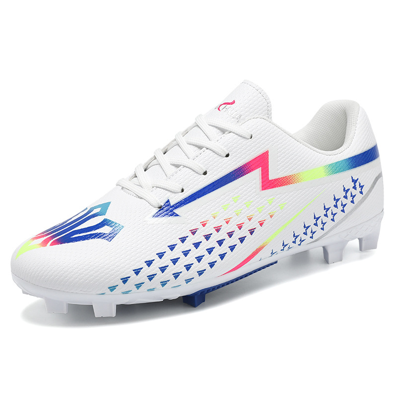 2025 nuevos zapatos de fútbol antideslizantes de clavos largos zapatos de entrenamiento deportivo para hombres y mujeres zapatos deportivos adolescentes al por mayor