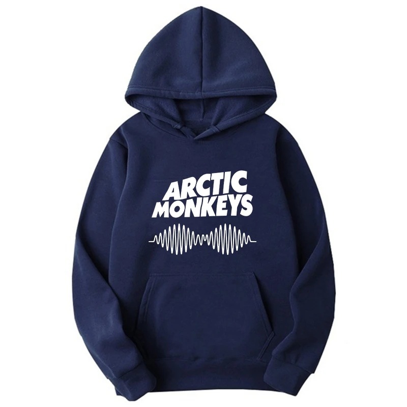 Otoño hombres y mujeres moda suéter rock ártico mono estampado suéter hip-hop abrigo de mujer rapero pelo