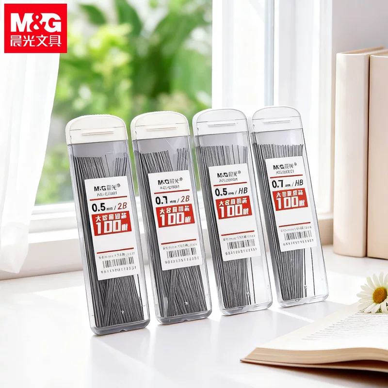 Утренний автоматический грифель карандаша 0.5/0.7 большой емкости стержень для письма ученику не ломается и перемещается перьевая заправка