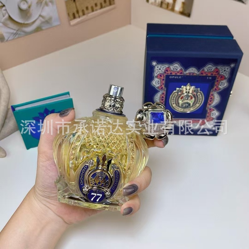 跨境外贸香水阿拉伯香水夏奇77号蓝宝石100ml一件代发批发接外贸|undefined