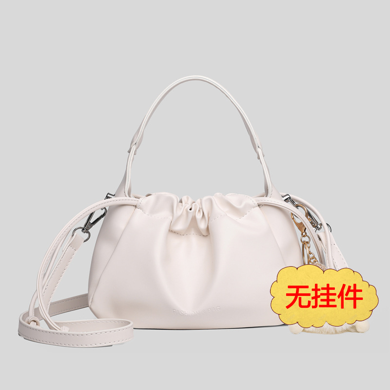 Drop-shipping Soft Leather Cloud Pleated Crossbody Women's High-end Bag, Ladies' 2025 New Handbag_voghion.com
