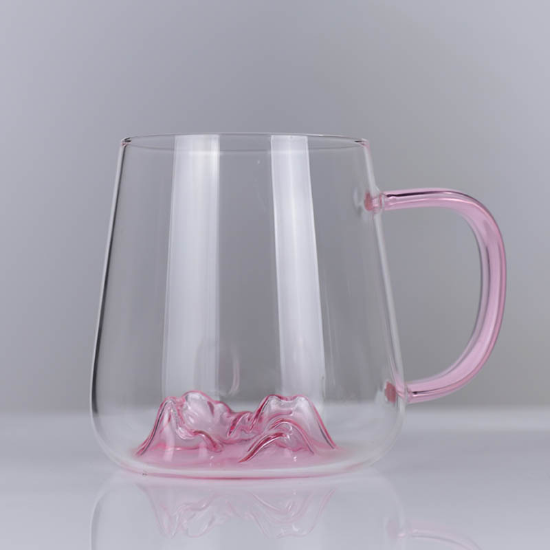 Taza de montaña rosa
