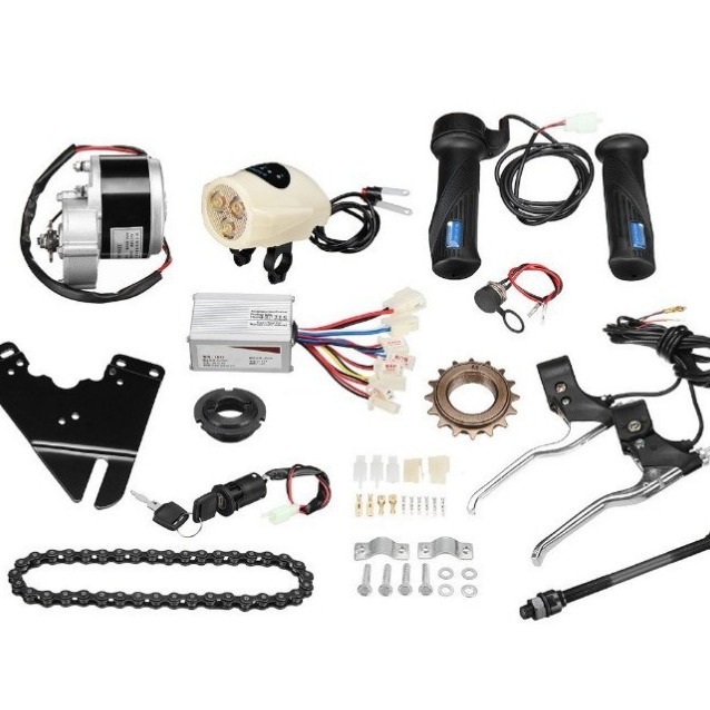 Modificación transfronteriza de la bicicleta eléctrica 24V250W modificación de la bicicleta de montaña Kit de coche eléctrico ventas directas de fábrica