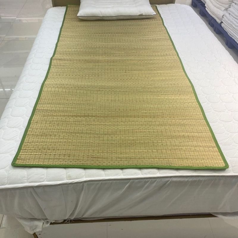 学生寮昔ながらの夏わらマットナチュラル1.5m厚み1.2m家庭用シングルストレート0.8mワイドわらマット|undefined