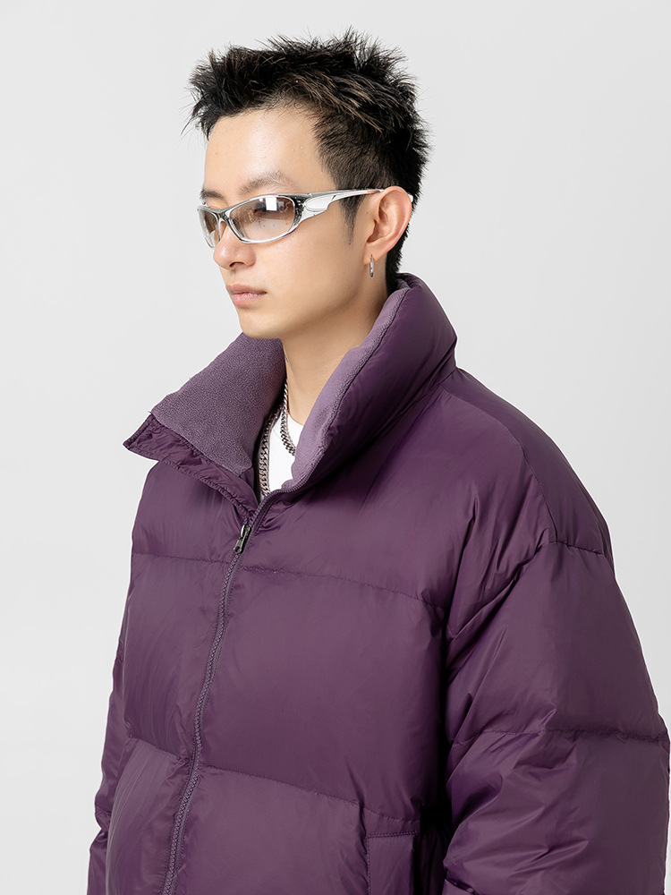 Se pueden abrir 90 chaqueta de plumón para hombre, mismo estilo, pareja de invierno, chaqueta de plumón de pato blanca cálida y gruesa holgada q