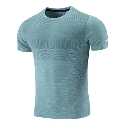 Cross-border Short-Sleeve Sportswear, Quick-Dry Running Suit for Men—EU/US Style, Amazon Training & Fitness Wear for Summer 2024 Top