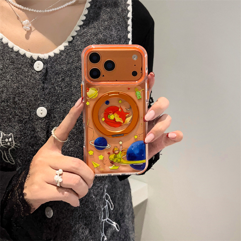 Sødt anime prins ræv telefoncover til iphone 17 16 pro max_voghion.com