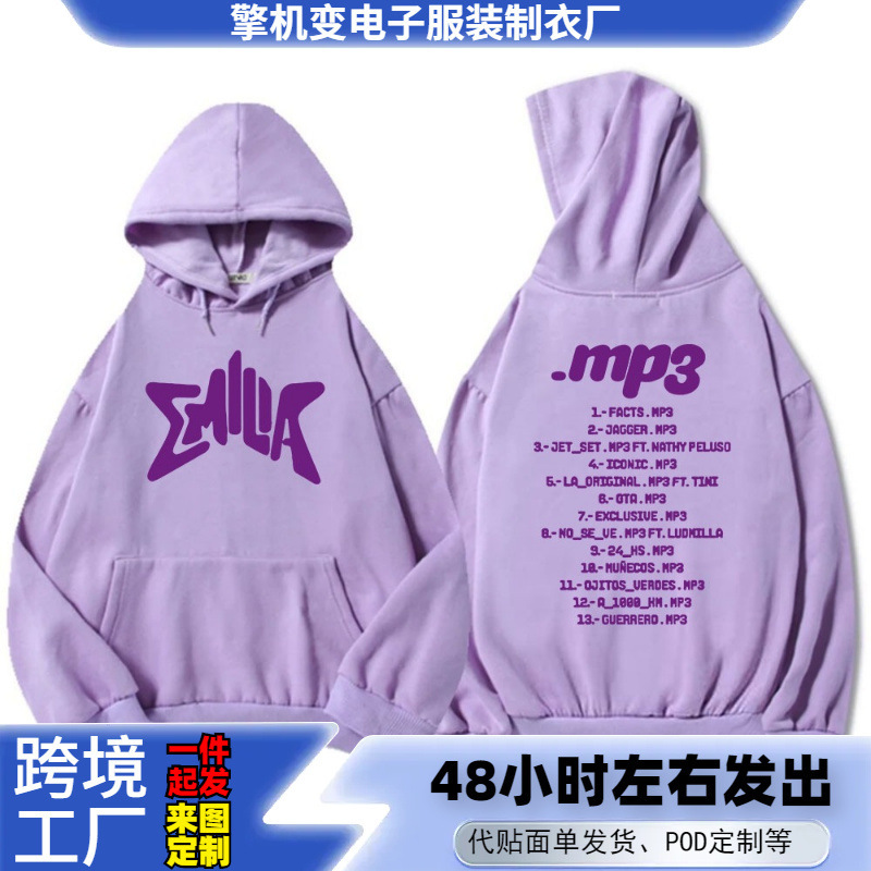 Streetwear Album Mp3 Emilia Mernes Hoodies Hip Hop Women Hooded Sweatshirtss Sudaderas Streetwear Album Mp3 Emilia Mernes Hoodies Hip Hop Women Hooded Sweatshirtss Sudaderas