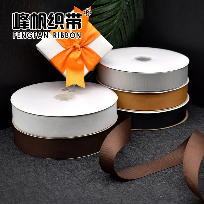 義烏工廠直銷3cm羅紋帶禮品盒裝飾寵物服飾裝飾DIY蝴蝶結絲帶