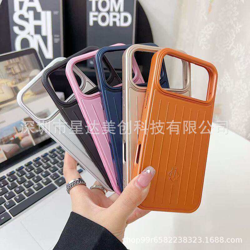Original Suitcase-Style Phone Case Suitable for 17Promax, Cross-Border 16Promax, Skin-Feel 15Promax, Trendy High-End Original Suitcase-Style Phone Case Suitable for 17Promax, Cross-Border 16Promax, Skin-Feel 15Promax, Trendy High-End