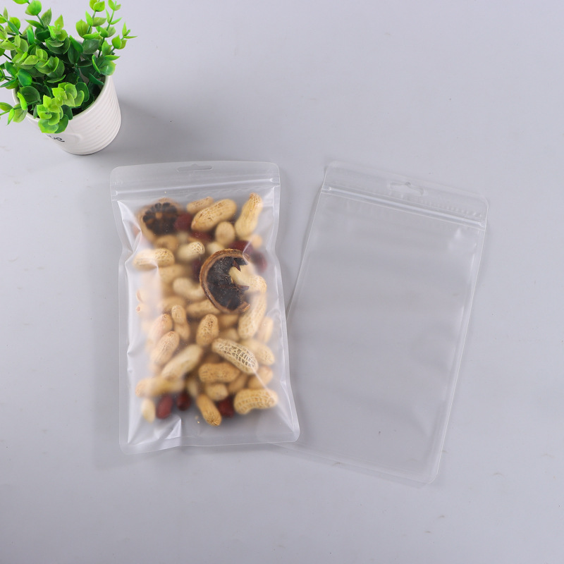 现货杂粮自封袋磨砂塑料袋 茶叶干果食品包装袋糖果饼干密封袋
