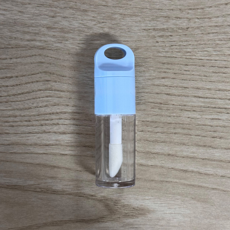 4ml蓝色钥匙扣带孔唇彩管包材现货唇蜜提亮保湿精华容器|undefined