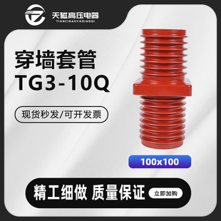 Tianci Tg3-10Q100X100 Ring Network Cabinet Bushing High Voltage Switch Cabinet Busbar Indoor Bushing Through-Wall Bushing