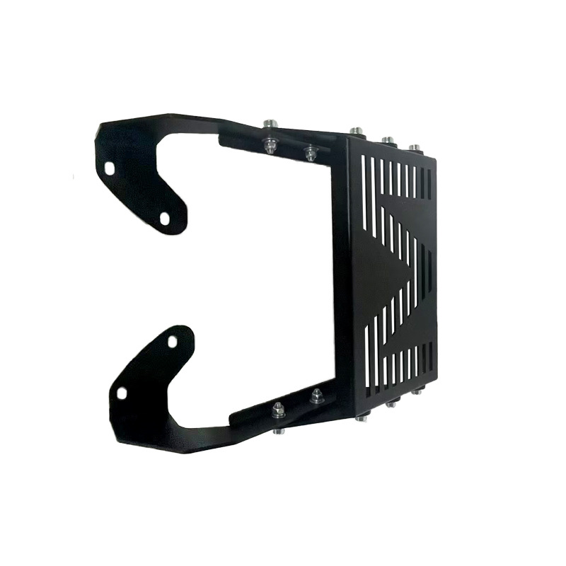 Para NMAX155 Motocicleta trasera móvil porta maletero soporte telescópico Black Sliding Mobile Tailgate