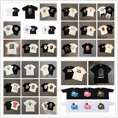 2024春夏b @ peクラシックシリーズ迷彩円人アルファベットプリント集半袖トレンド男女カジュアルtシャツ