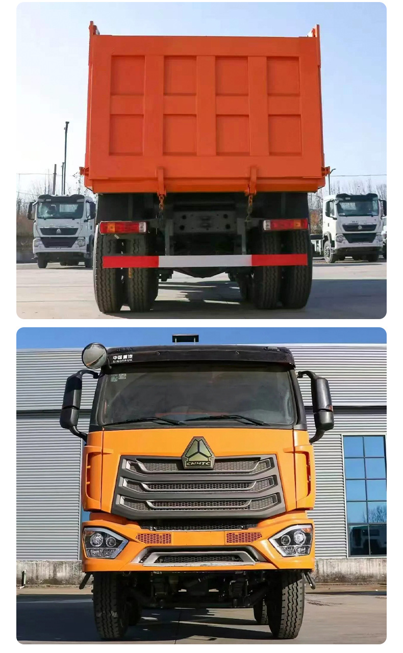 Cross-border export of HOWO dump trucks, port transport vehicles, mining sand and gravel engineering dump trucks, large-capacity box-type vehicles