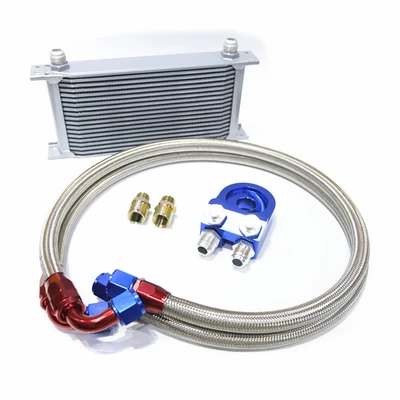 Car modified oil car radiator