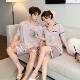 Yase [Island Echo] 2025 New Ice Silk Pajamas Summer Thin Teenage Boys Home Clothing Set