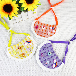 Small fresh Korean cute cat saliva towel candy Plaid color scarf accessories dog bib bib adjustment