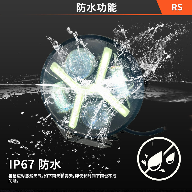 Cross-border LED headlight X-type aperture 5.75inch LED headlight modification for off-road vehicle lights Harley motorcycle headlamp
