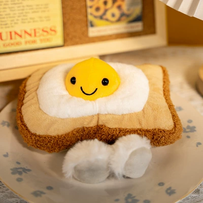 Oyuncaq yastıqlar, Pillow Bakery Decorations Wholesale - egg-toast-10cm-spot-without-standard