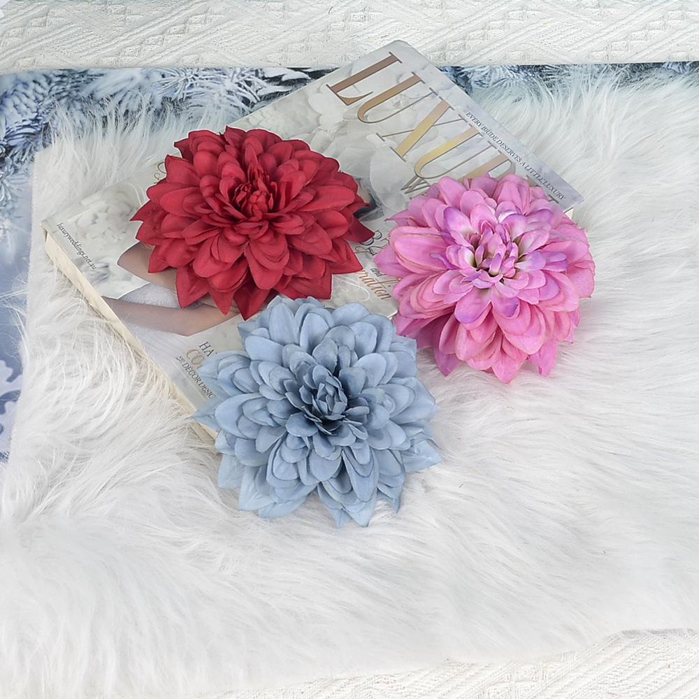 SL Large Flower Flower Head Wedding Flower Material Wedding Hall Flower Decoration Picking Proper Home Decoration Silk Flower 4