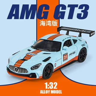 仿真1:32大奔AMGGT3赛道跨境新款合金汽车模型玩具车男孩礼物批