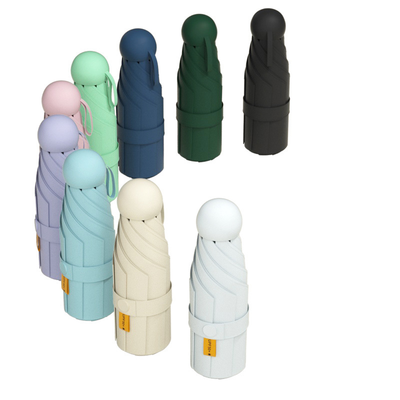 24本骨 50% off カプセル傘 光感知日よけ 日よけ UVカット 小さくて可愛い 晴雨兼用|undefined