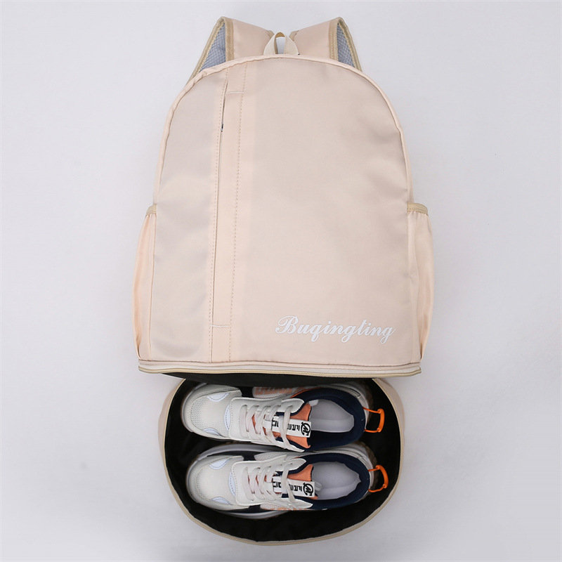 Nuevo bolso de viaje de corta distancia con separación en seco y húmedo transfronterizo, bolso de playa, bolso de almacenamiento de fitness de entrenamiento de gran capacidad, mochila