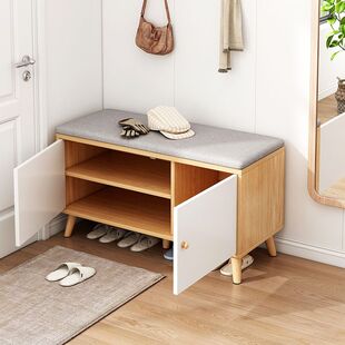 Shoe-Changing Stool, Home Door Entry Shoe Rack, Shoe Cabinet, Stool, Integrated Bench, Door Shoe Stool, Shoe-Changing Stool