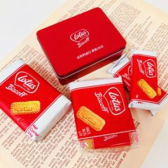 Belgian Lotus and Cherry Coffee Caramel Cookie Gift Box for Weddings