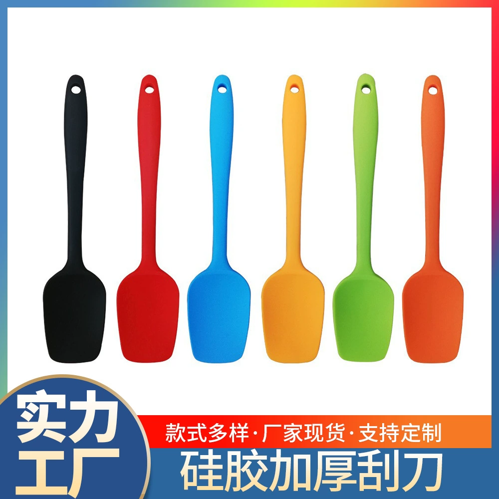 Food silicone, small transparent cream scraper