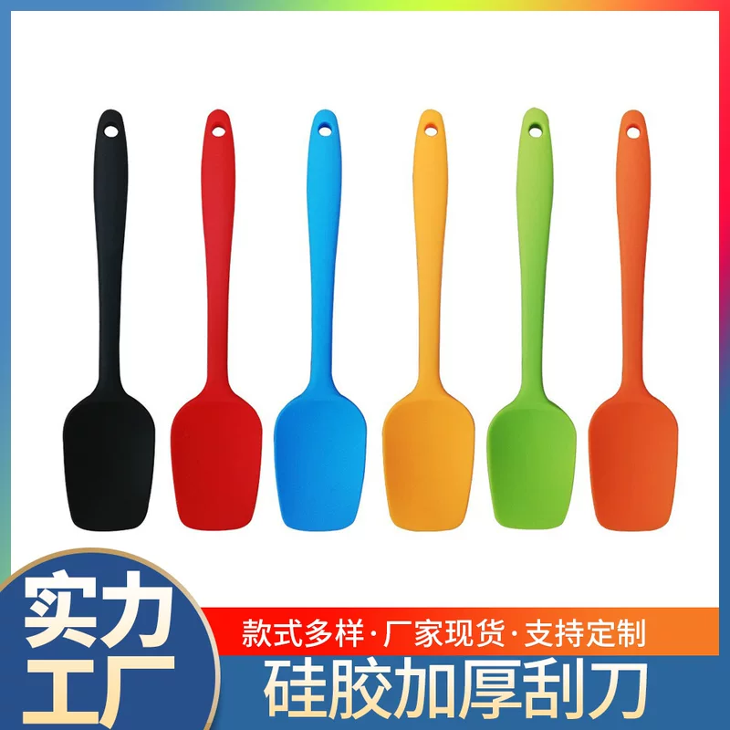 Food silicone, small transparent cream scraper