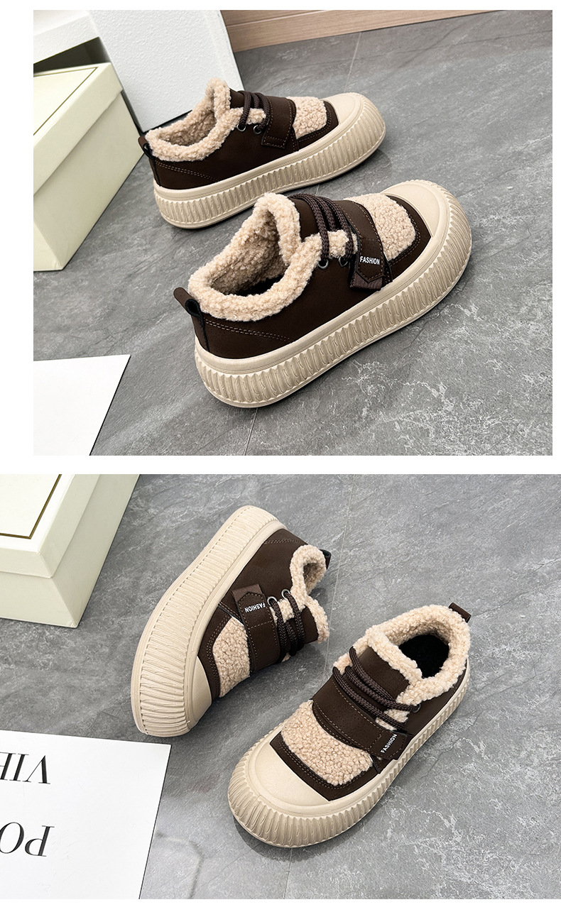 2023 winter new addition of cashmere warm lamb cashmere 100 wear low top thick bottom leisure_voghion.com