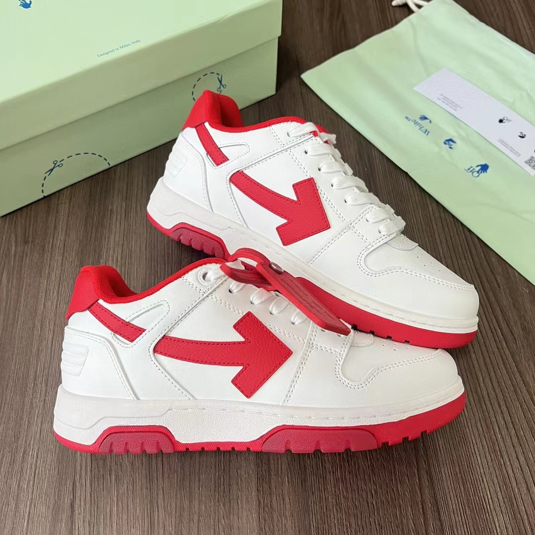 23 verano otoño marca de moda pareja zapatillas hombres Panda blanco zapatos ow cuero transpirable low Top Sneaker