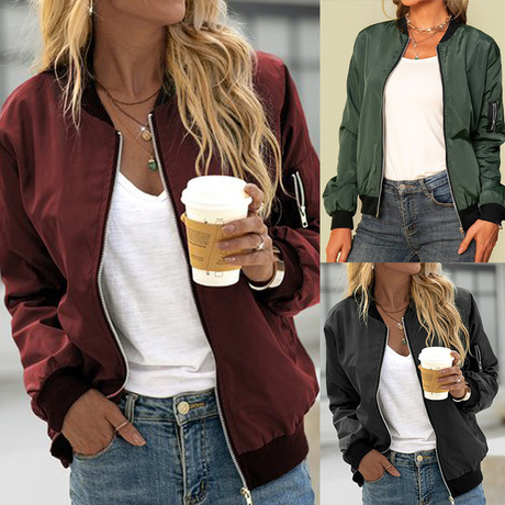Widgeon Jacket Cross-border Casual Jacket Women's AliExpress 2024 Autumn New Sol