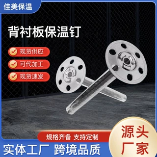 外墙保温钉eps系统背衬板固定钉A级耐高温圆形保温锚栓金属保温钉
