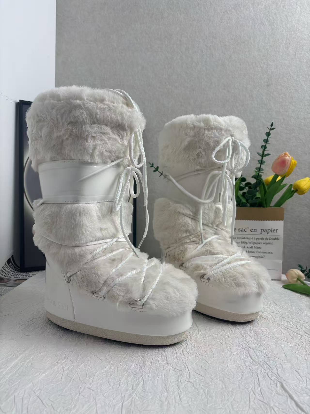 흰색 방수 스웨이드 하이탑 5021