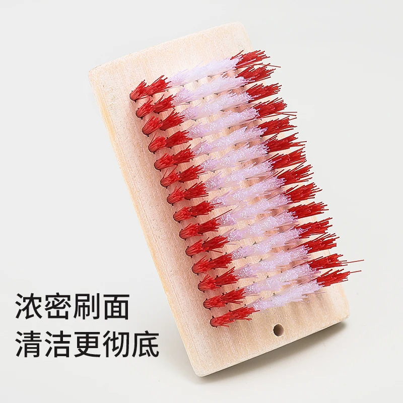 天然竹制鞋刷子硬毛洗鞋刷地毯刷家用洗衣刷长柄刷方形清洁地板刷|undefined