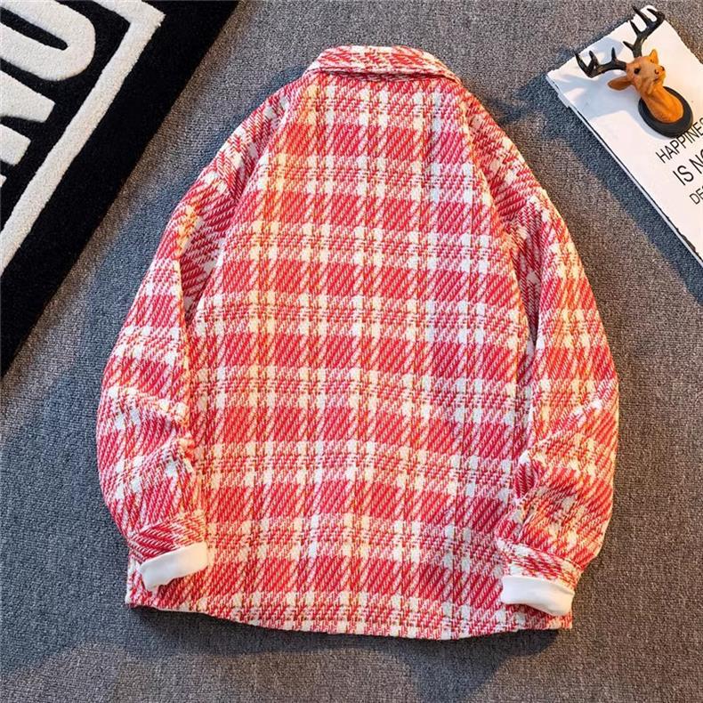 Autumn Chic Plaid Men's Jacket