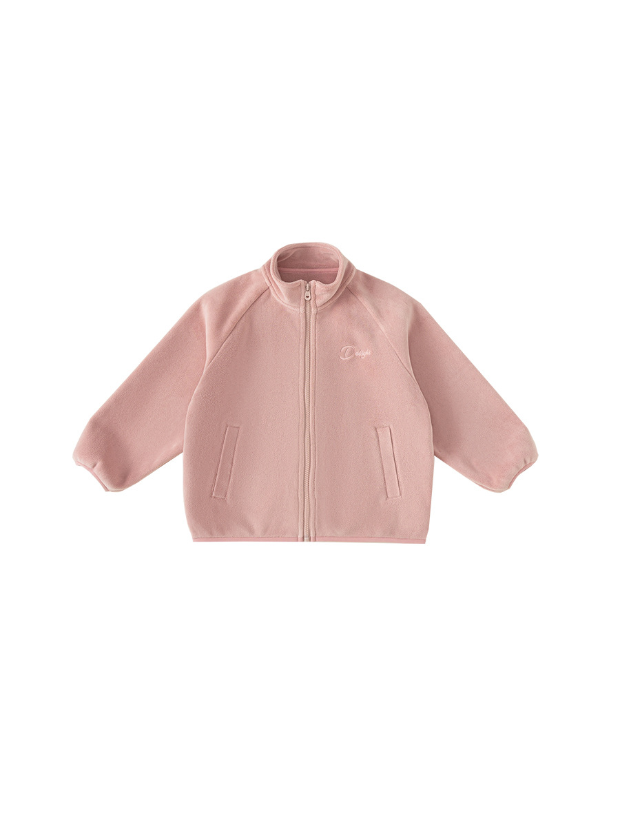 Yoobao ropa infantil abrigos de otoño niñas 2025 nuevo niño de color sólido camiseta de cuello alto cardigan