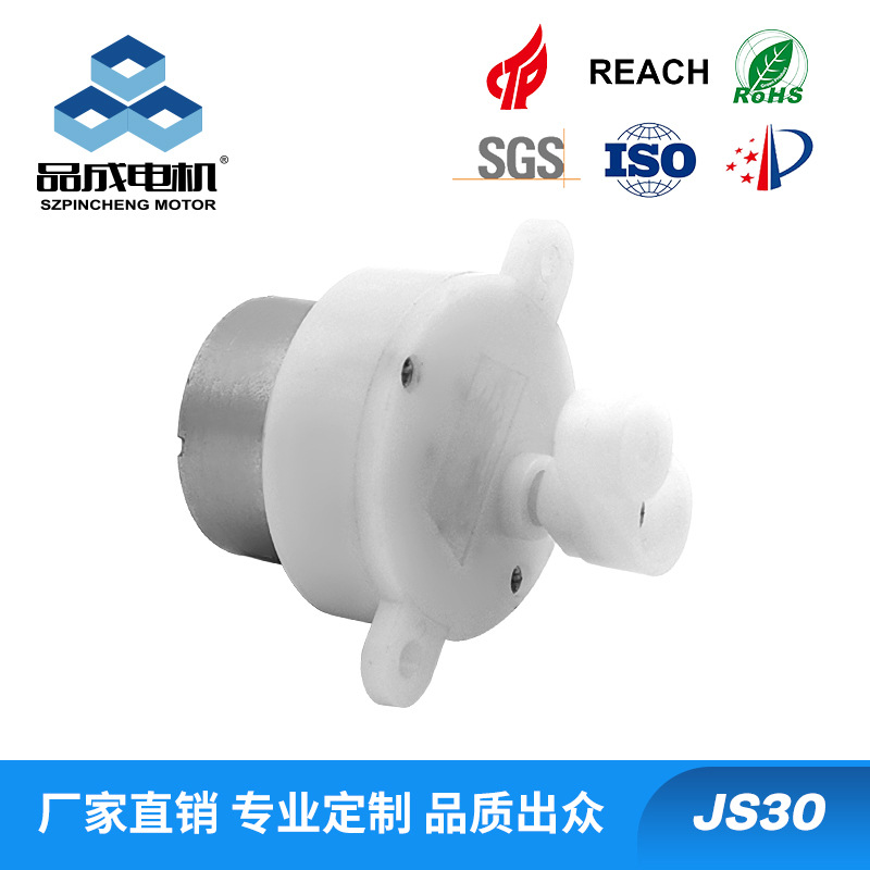 JS30减速电机 300直流减速马达 减速齿轮箱电机 塑料牙箱电机马达