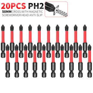PH2 magnetic non-slip 50mm cross head suit screwdriver head high hardness electric screwdriver tool
