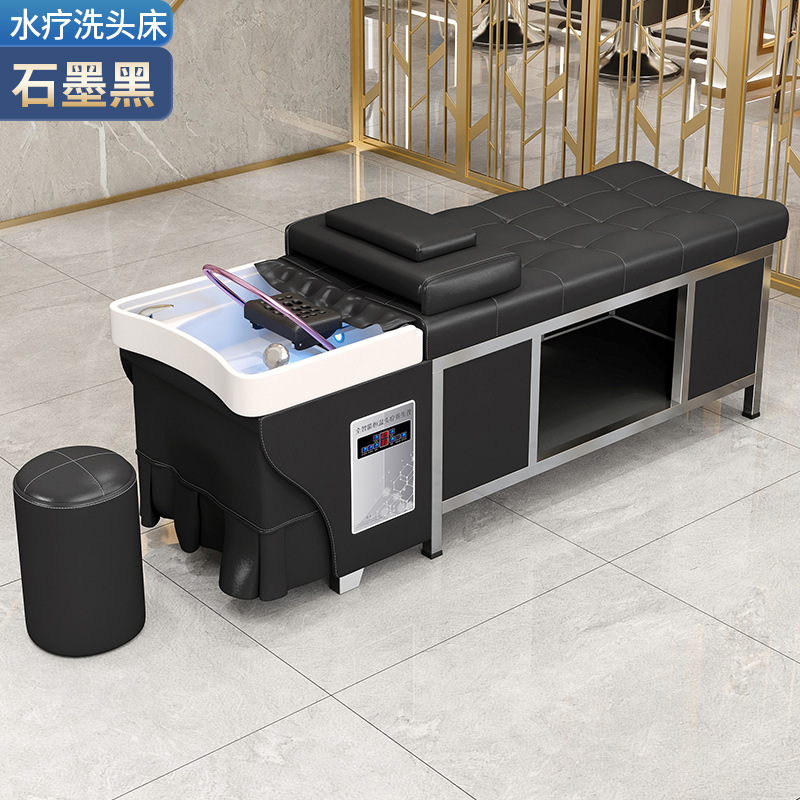 Cama de champú de acero inoxidable peluquería especial peluquería champú para el cabello tienda de cuidado del cabello tailandés circulación de agua cama de masaje