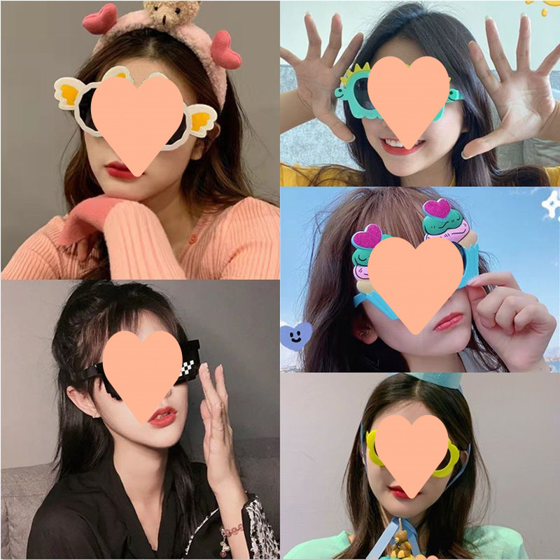 Divertido gafas de sol bodas damas de honor fotos accesorios de boda fiesta de cumpleaños gafas de escultura de arena gafas en línea gafas extrañas