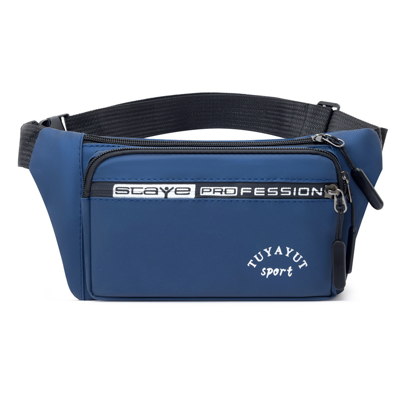 Nuevo bolso de pecho para deportes al aire libre multifuncional bolso de mensajero de un solo hombro de moda de viaje simple fuera Riñonera de teléfono móvil portátil